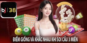 Soi cầu 3 miền điểm giống nhau